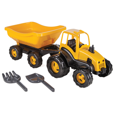 Traktor s valníkem