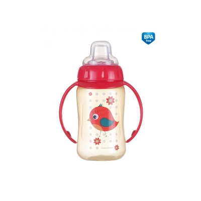 Tréninkový hrníček s úchyty Cute Animals 320 ml ptáček