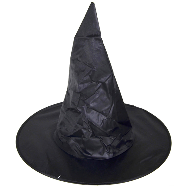 Wiky - Set karneval - Klobouk čarodějnický černý 35x35 cm