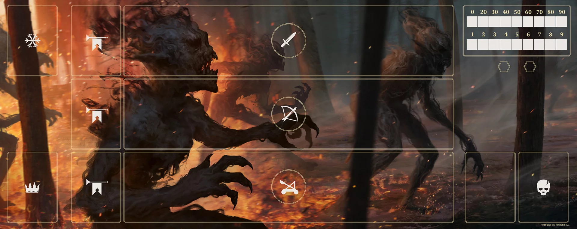 xzone Herní podložka Gwint - Monsters