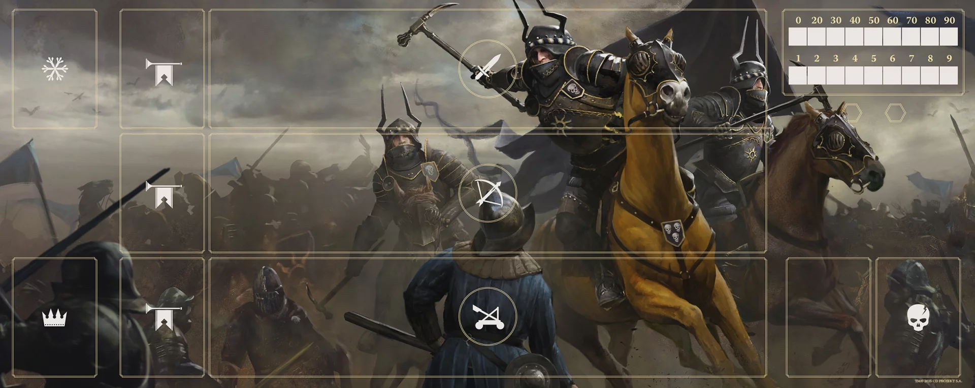 xzone Herní podložka Gwint - Nilfgaard