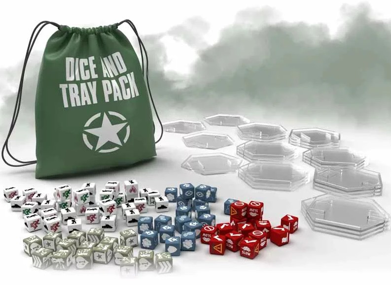 Bad Crow Games Company of Heroes: 2nd Edition: Dice and Vehicle Tray Pack