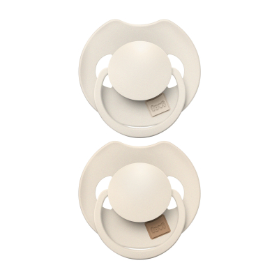 Dudlík silikonový dynamický Prime 6-18m 2ks Coconut/Ivory