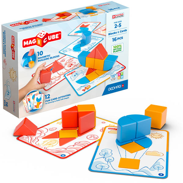 GEOMAG Magicube Blocks&Cards 16 dílků