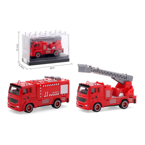 Kovový model hasičského auta 1:64 - více druhů