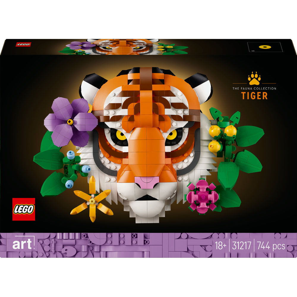 LEGO LEGO® Art Kolekce zvířat – Tygr 31217 THE FAUNA COLLECTION - TIGER