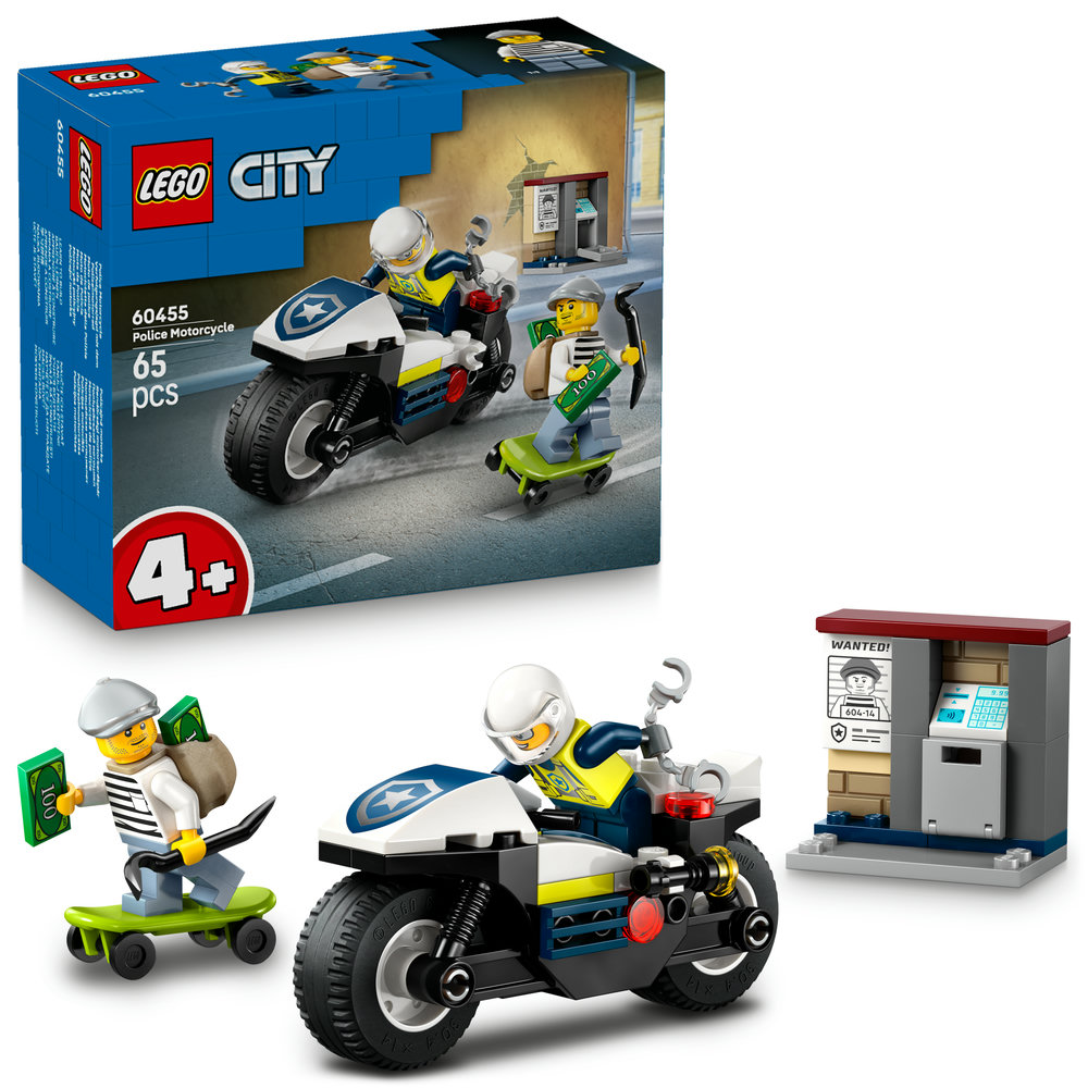 LEGO LEGO® City Honička na policejní motorce 60455