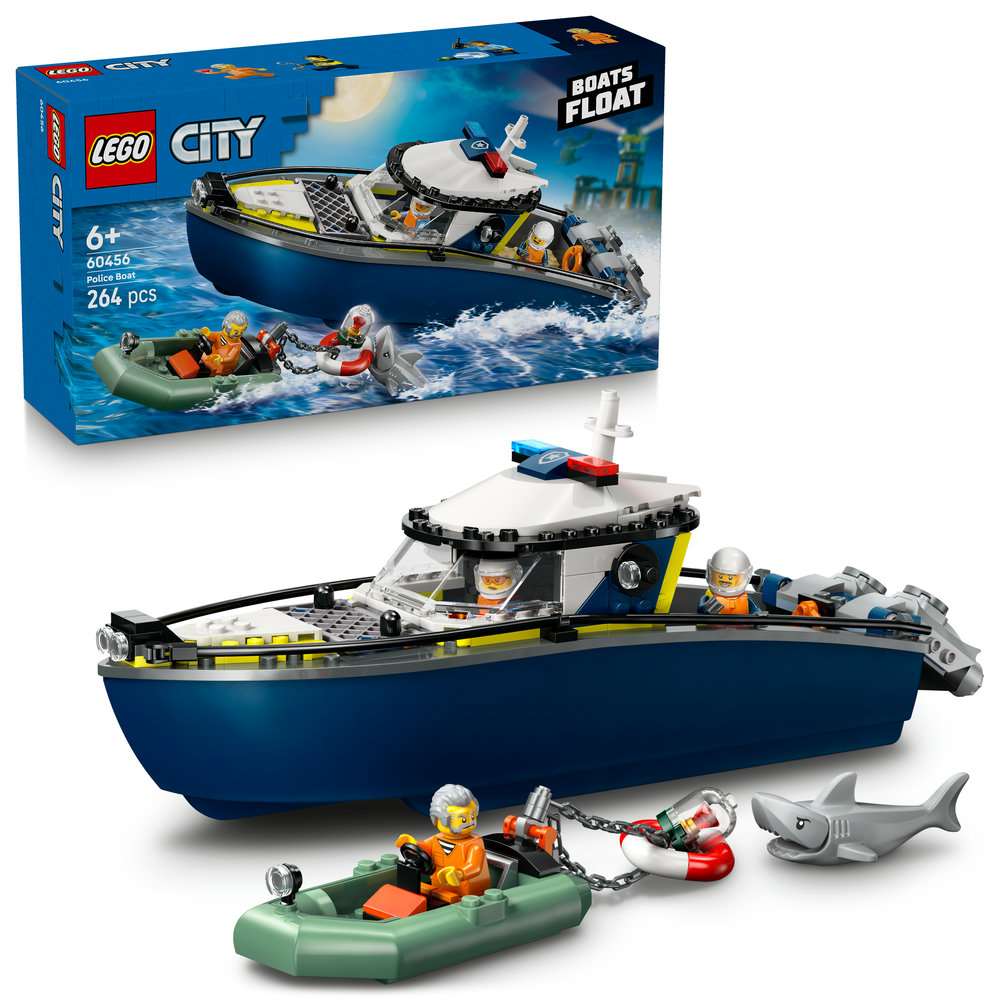 LEGO LEGO® City Honička v policejní lodi 60456