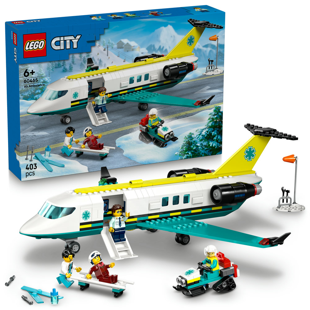 LEGO LEGO® City Letadlo záchranářské služby 60465