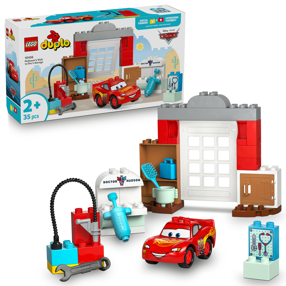 LEGO LEGO® DUPLO®  Disney McQueen a návštěva v garáži doktora Hudsona 10456 MCQUEEN'S VISIT TO DOC'S GARAGE