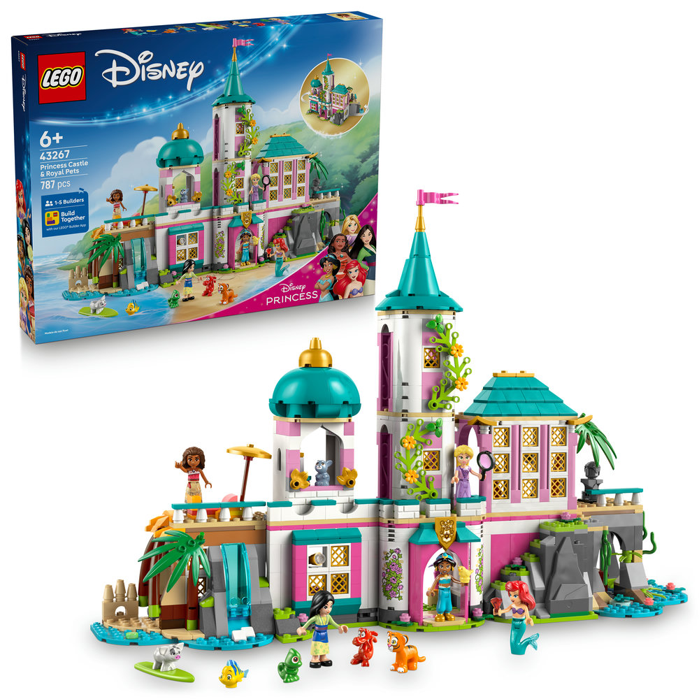 LEGO LEGO® Disney Hrad princezen a královští domácí mazlíčci 43267