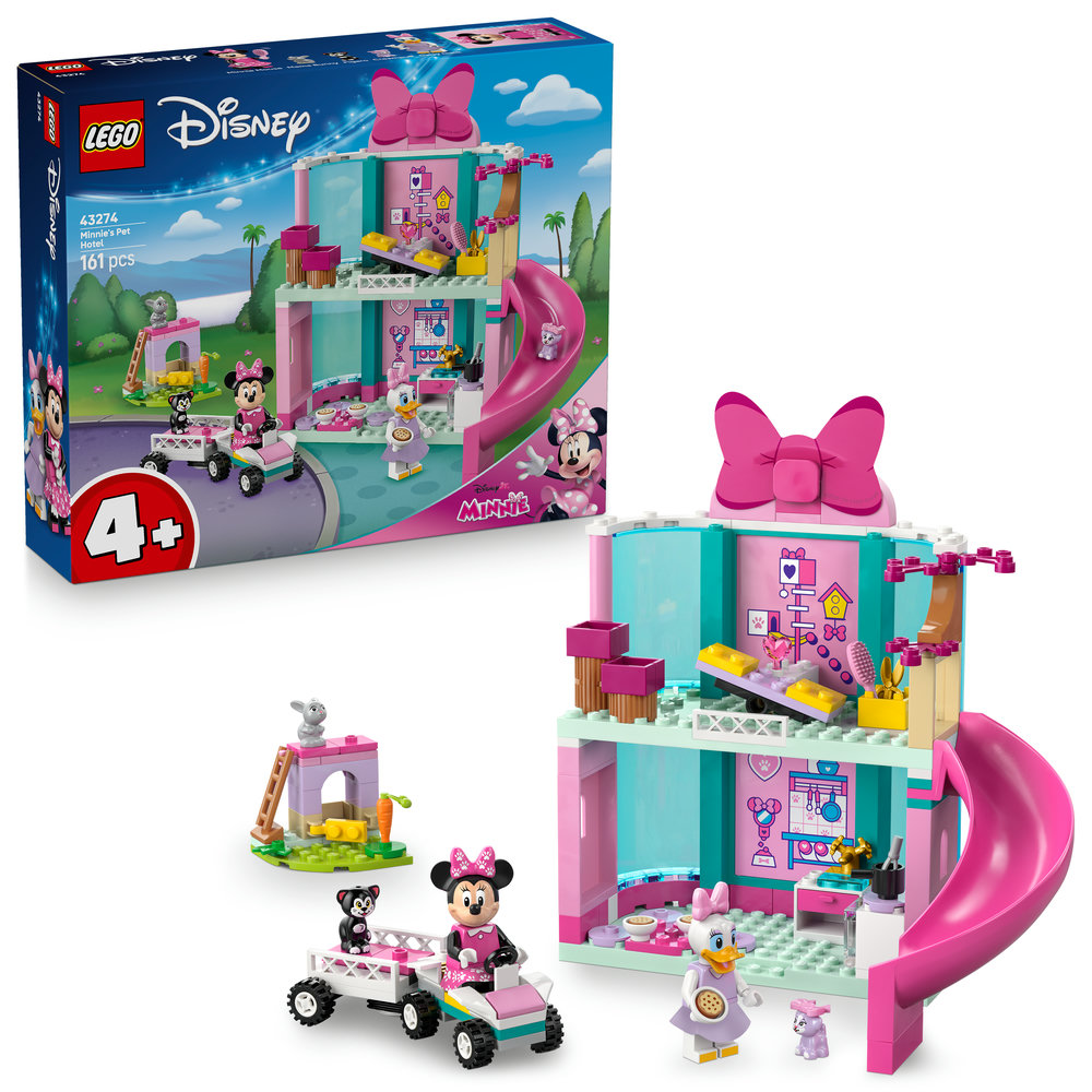 LEGO LEGO® Disney Minnie a hotel pro domácí mazlíčky 43274