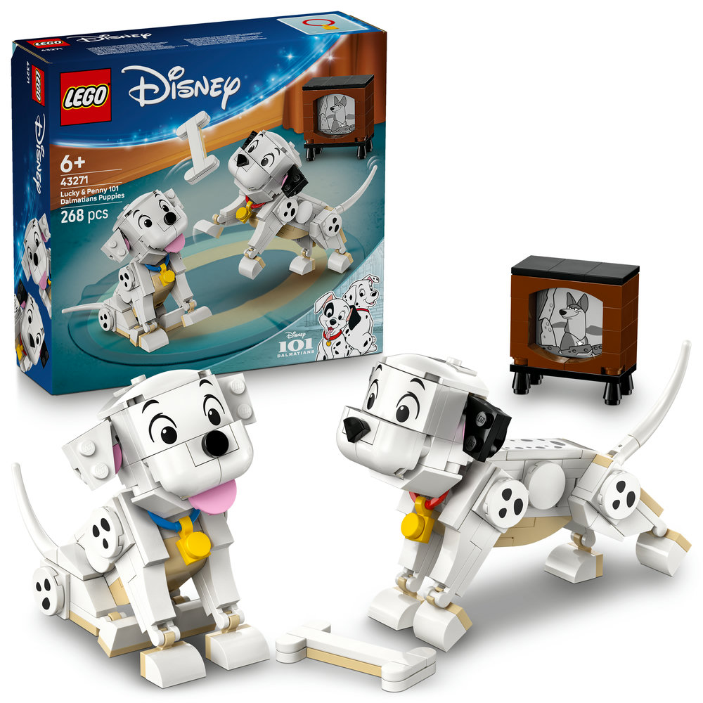 LEGO LEGO® Disney Štěňátka Štístko a Penny z filmu 101 dalmatinů 43271