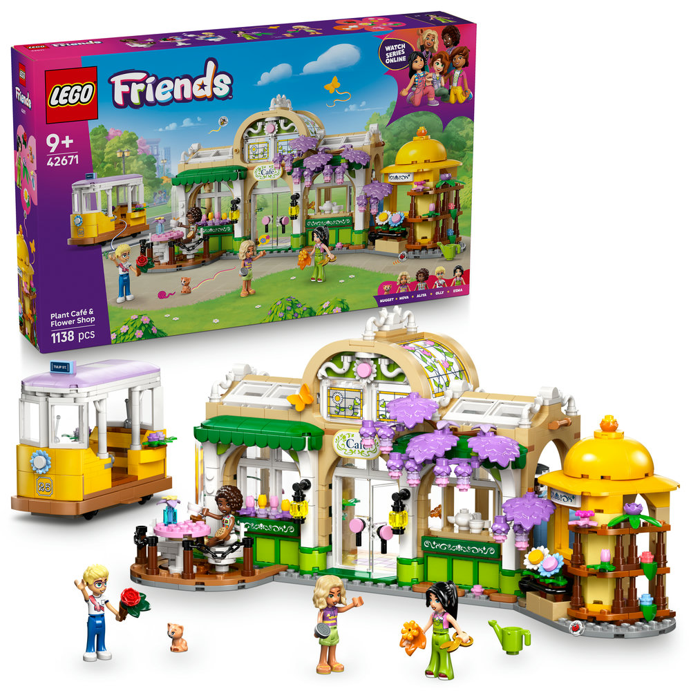 LEGO LEGO® Friends Kavárna plná rostlin a květinářství 42671