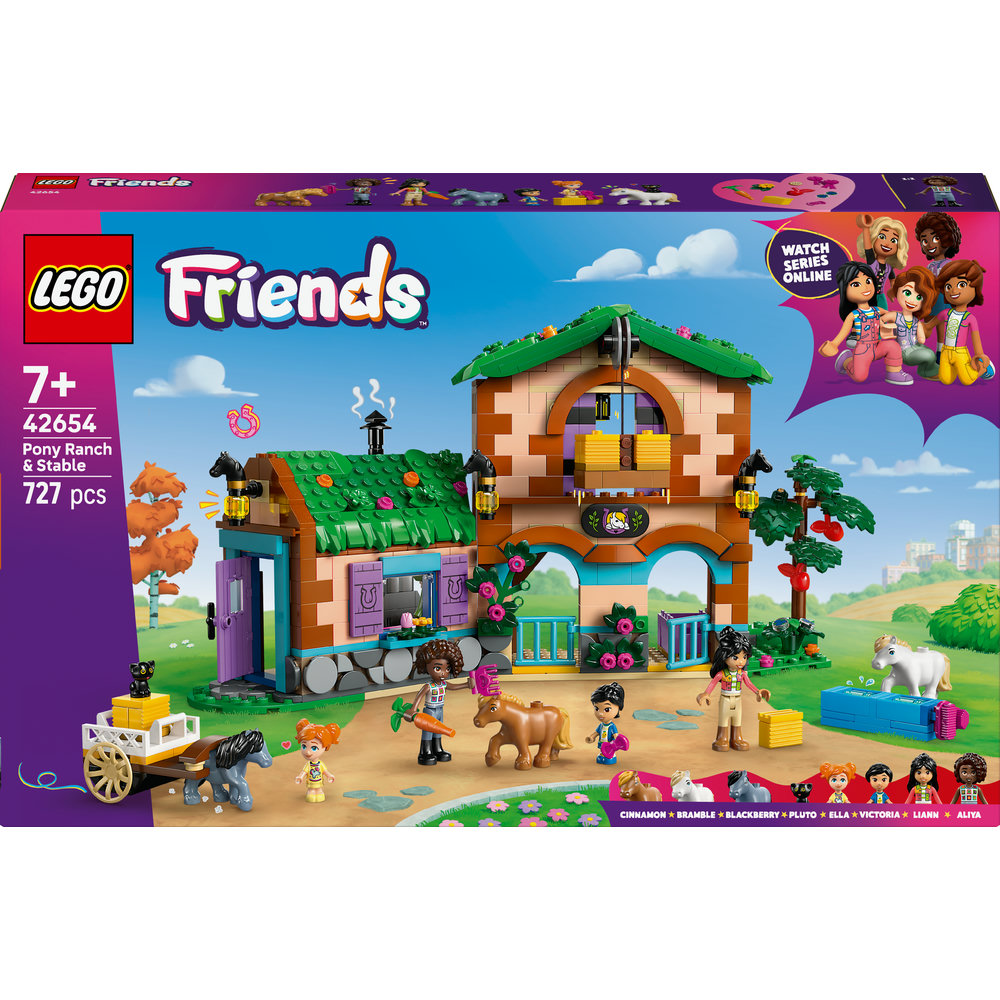 LEGO LEGO® Friends Ranč s poníky a stáj 42654