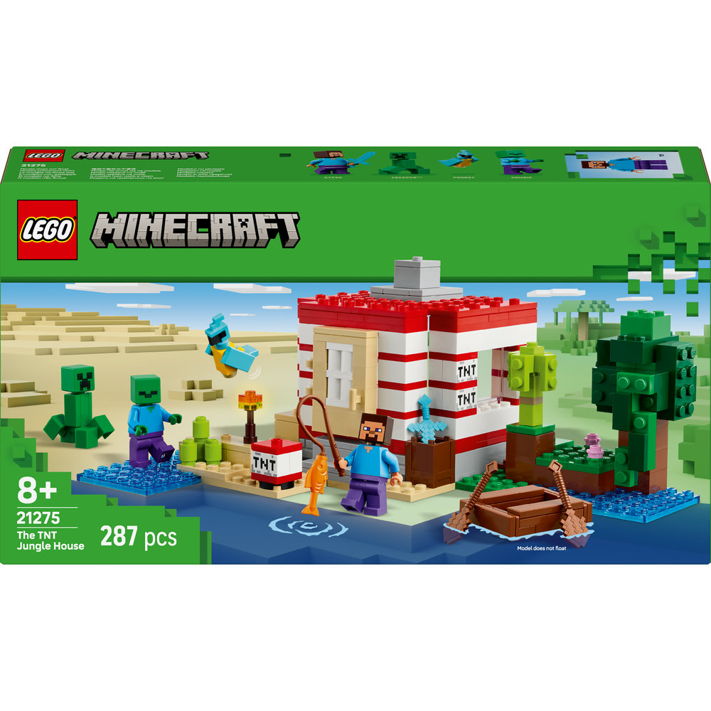 LEGO LEGO® Minecraft® TNT dům v džungli 21275 THE TNT JUNGLE HOUSE