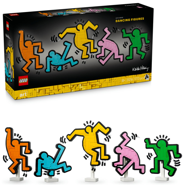 LEGO® Art 31216 Keith Haring – Tančící postavy