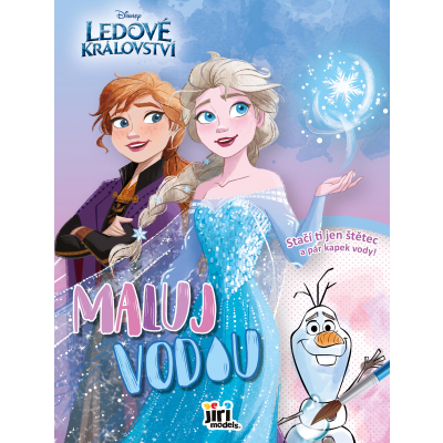 Maluj vodou A4 Ledové království