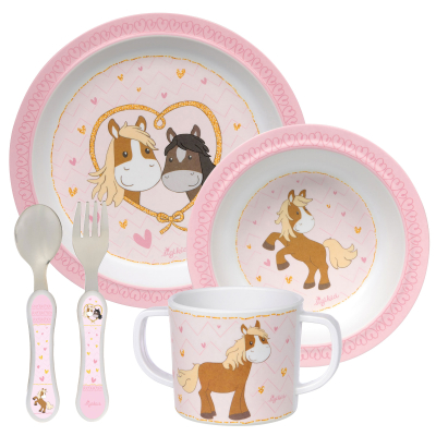 Melamin sada nádobí s poníky Pony Love