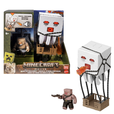 Minecraft velká figurka s ohnivou koulí