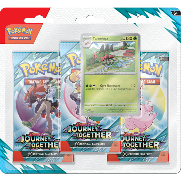 Pokémon TCG: SV09 Journey Together - 3 Blister Booster