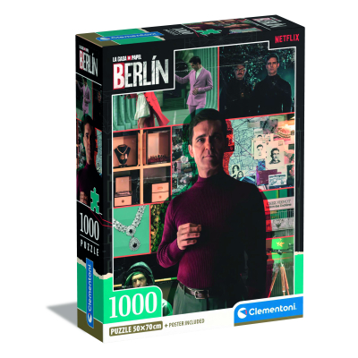 Puzzle 1000 dílků La Casa de Papel Berlín - Mám plán