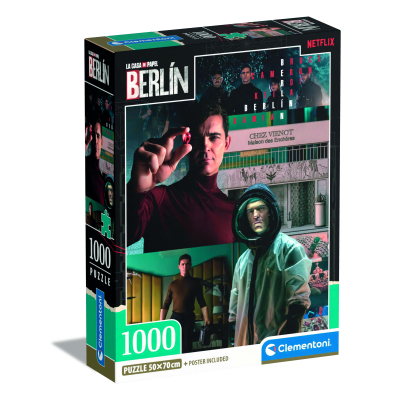 Puzzle 1000 dílků La Casa de Papel Berlin - Šéf