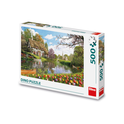 Puzzle 500 dílků FSC MIX Chata u vody