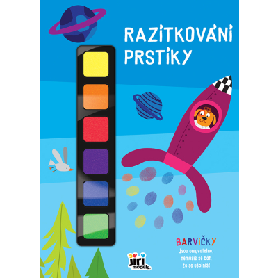 Razítkování prstíky Raketa