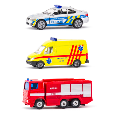 SIKU česká verze - set mix policie