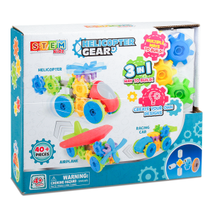 STEM Stavebnice - Vrtuln&iacute;k a z&aacute;vodn&iacute; auto 3v1