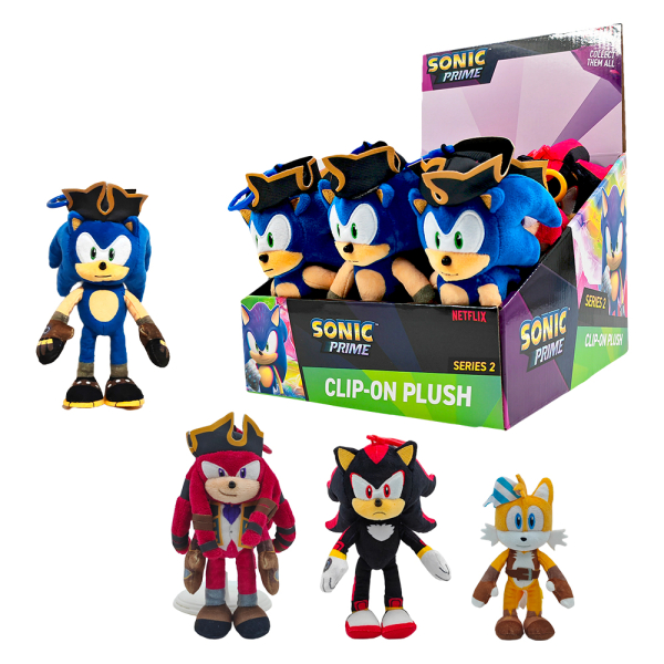 Sonic figurka – přívěsek plyšový více druhů