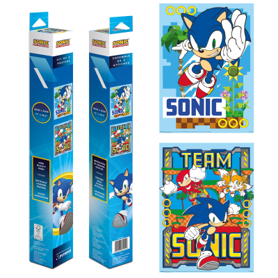 Sonic set plakátů mini (2ks)