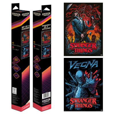 Stranger Things set plakátů mini (2ks)