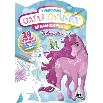 Tvarované omalovánky Jednorožci