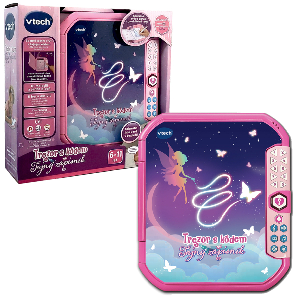 Vtech Tajný zápisník - Trezor s kódem CZ