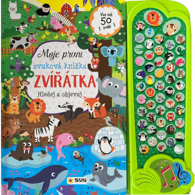 Zvířátka - Moje první zvuková kniha - 52 zvuků