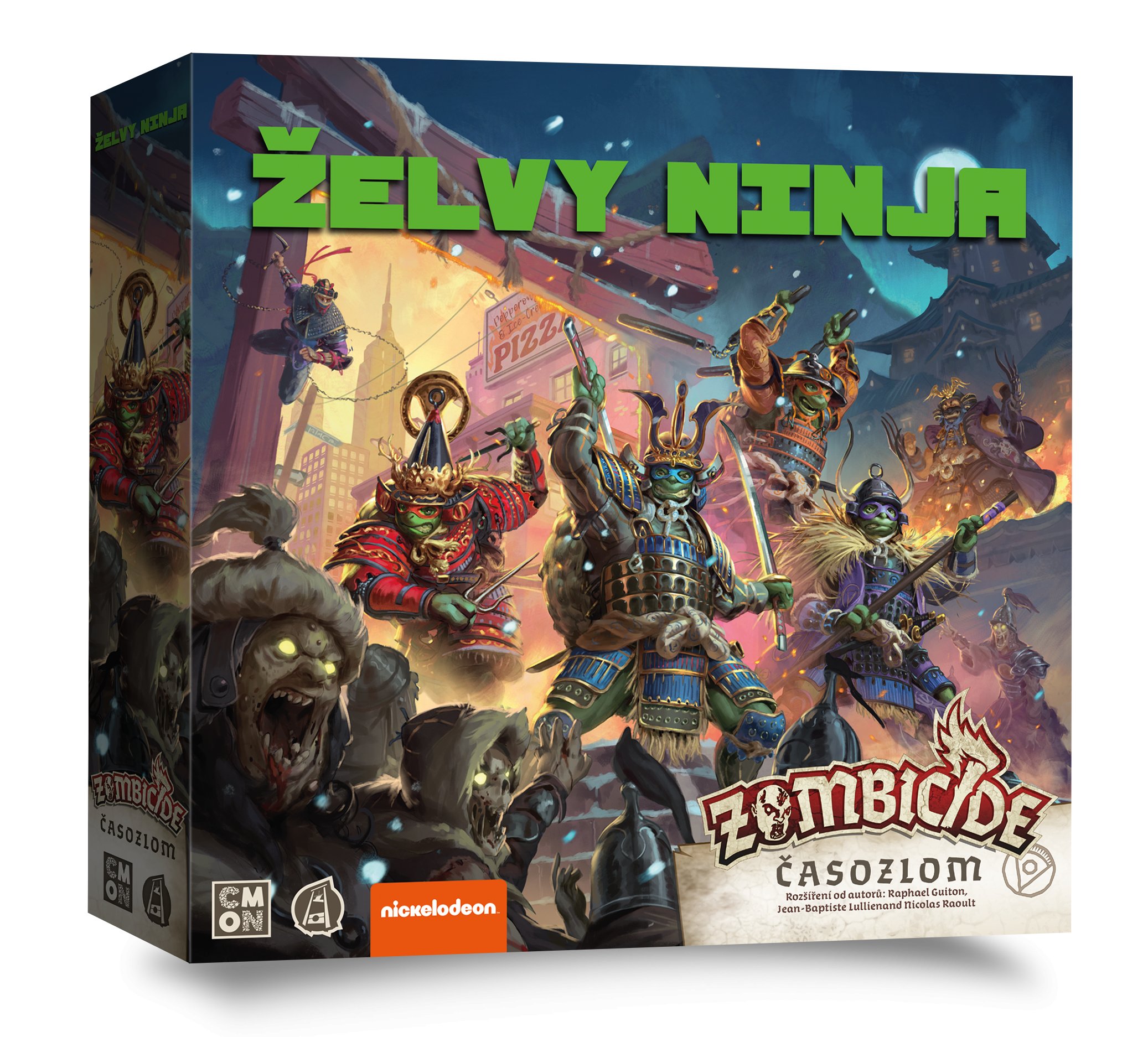 Asmodee Czech Republic Zombicide: Želvy Ninja – Časozlom (Zombicide: White Death – Teenage Mutant Ninja Turtles: Timecrash CZ)