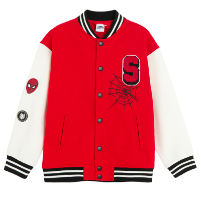 Bomber mikina Spiderman- červená - 92 RED