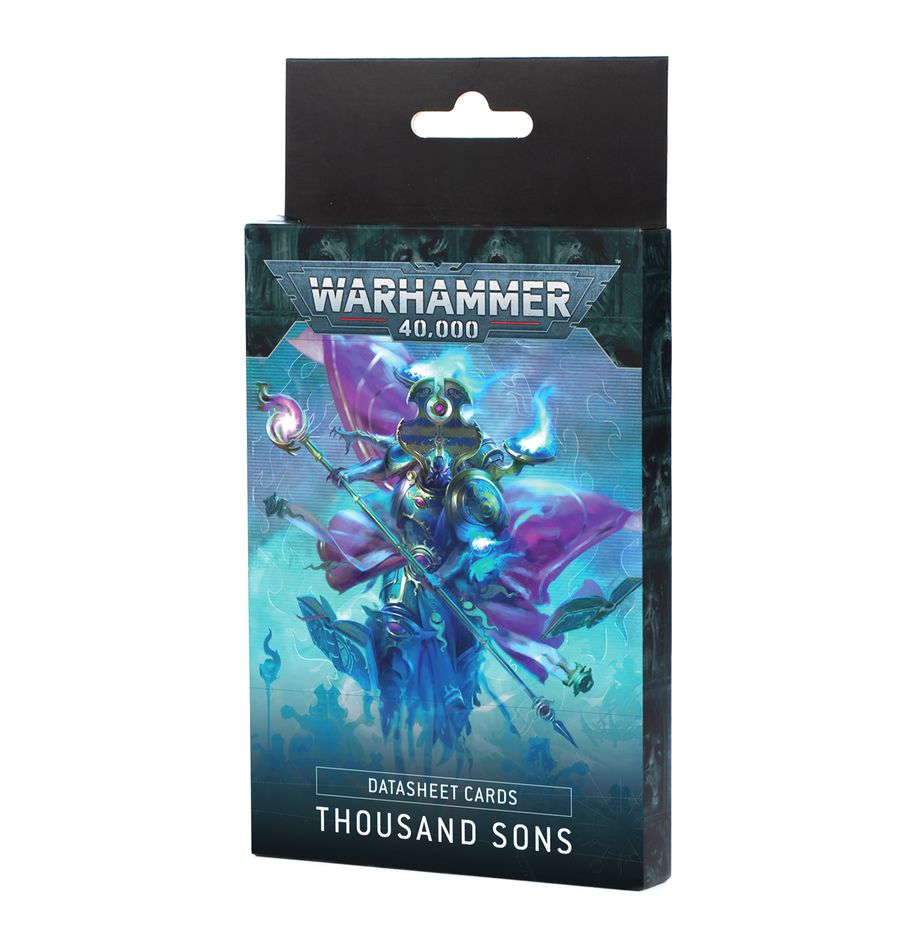 Games Workshop Warhammer 40000: Thousand Sons: Datasheet Cards EN