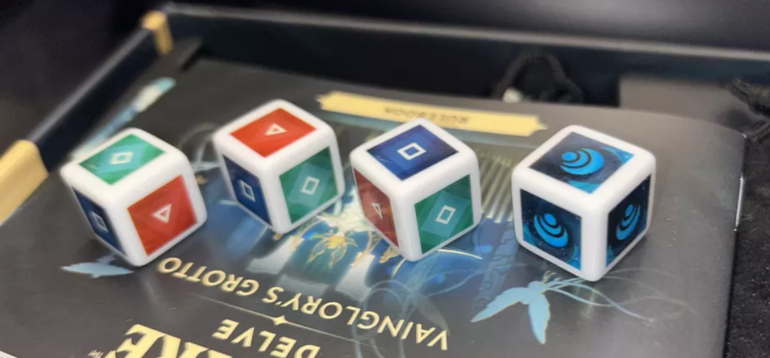 Incredible Dream Studios Kinfire Delve Upgraded Dice Set