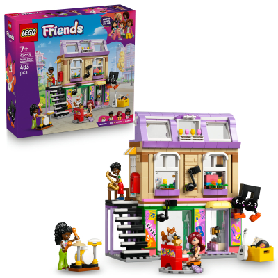 LEGO® Friends Obchod s hudebninami a byt