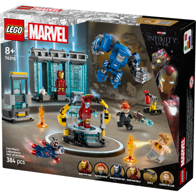 LEGO® Marvel 76315 Iron Man a jeho laboratoř: Síň brnění