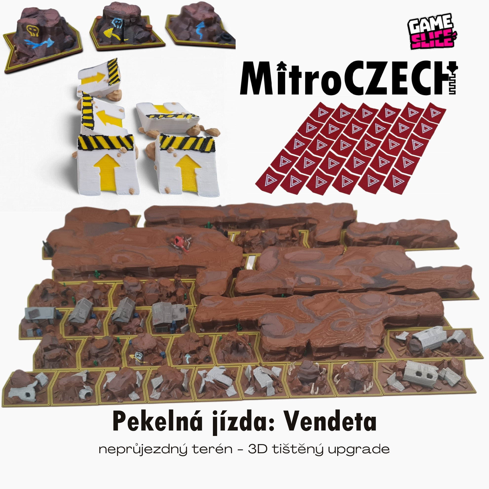 MitroCZECH Neprůjezdný terén pro hru Pekelná jízda: Vendeta Barva: Pekelně vícebarevná