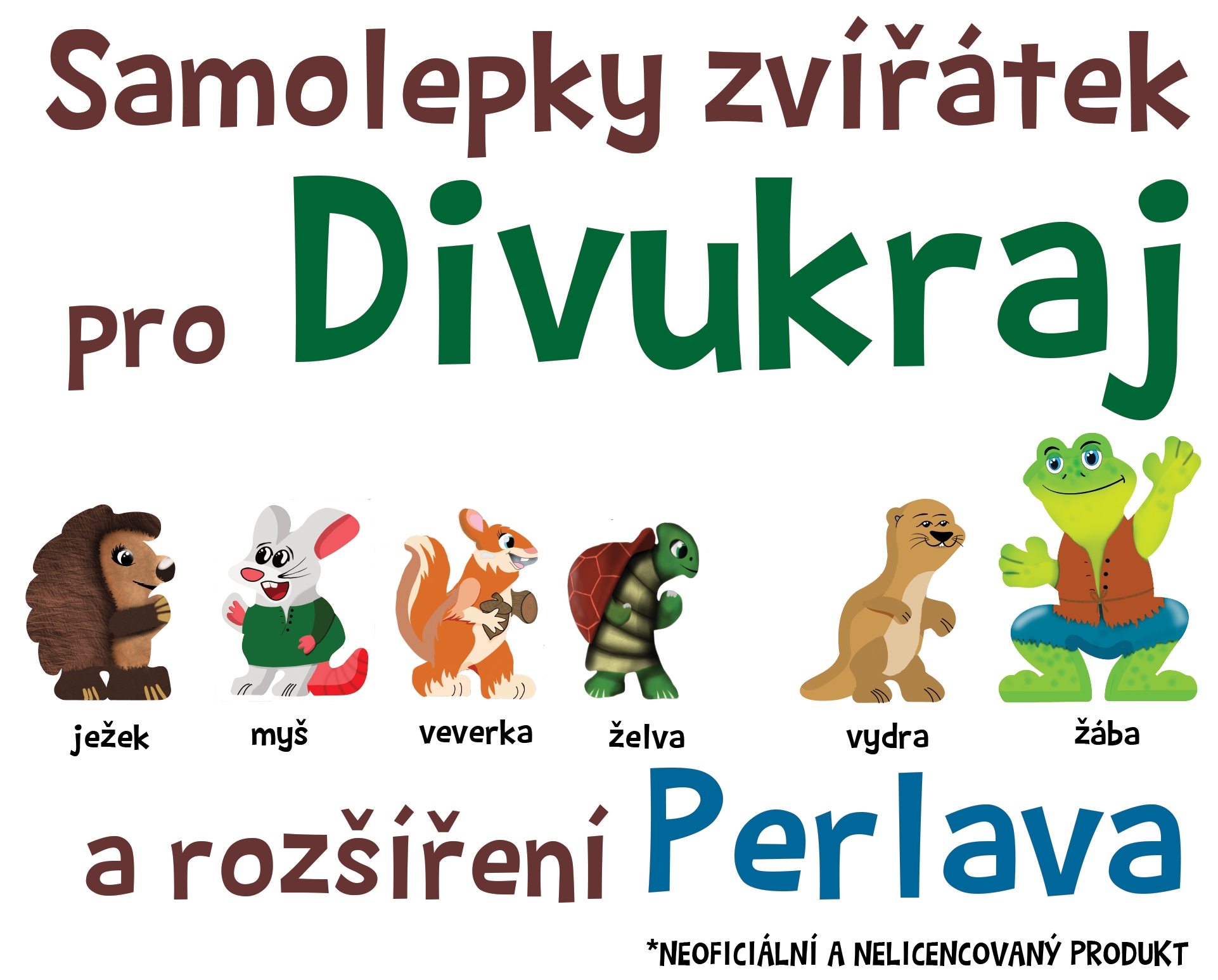 MitroCZECH Samolepky pro Divukraj a rozšíření Perlava