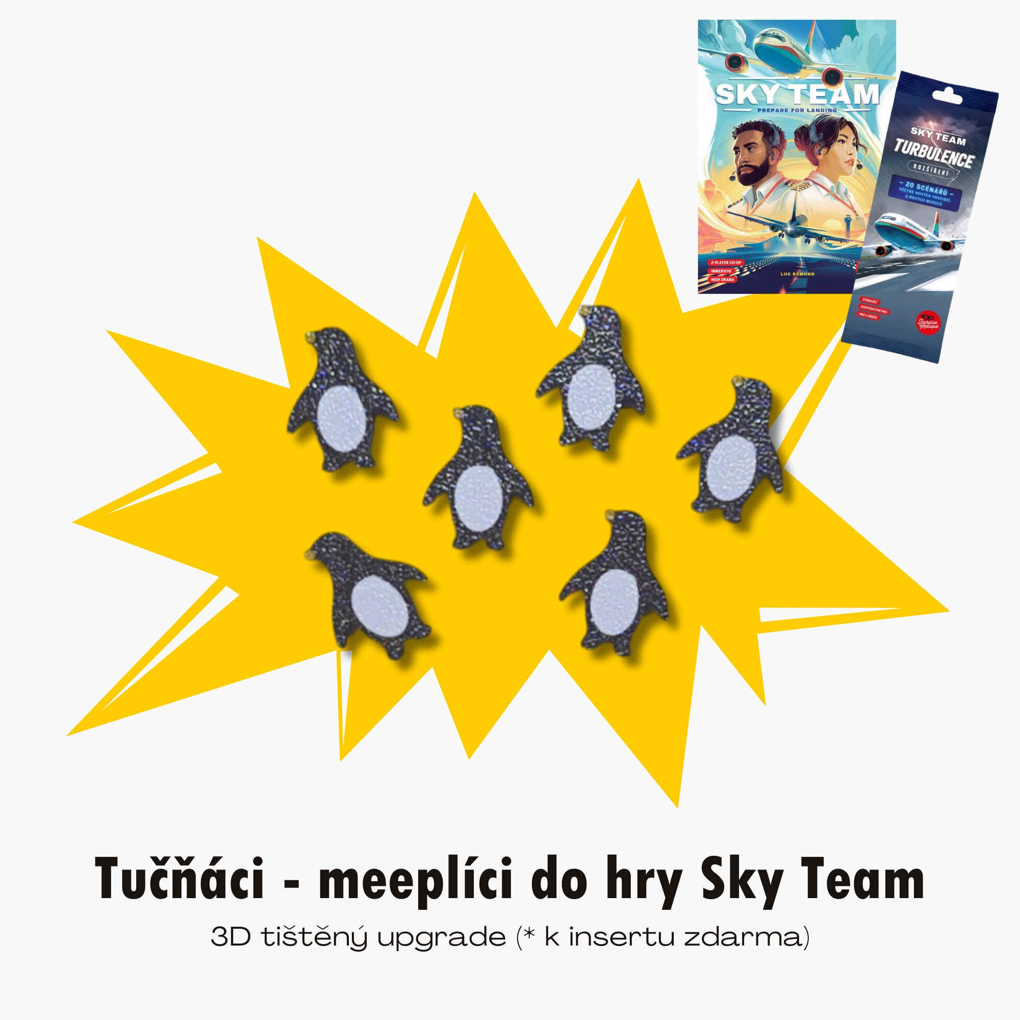 MitroCZECH Tučňáci do hry Sky Team Barva: Vícebarevná