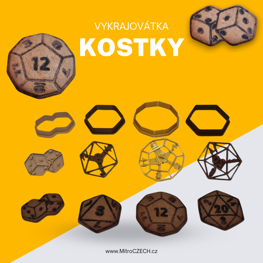 MitroCZECH Vykrajovátka Kostky Barva: Náhodná (4 barvy)