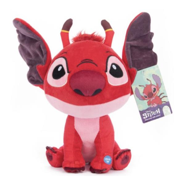 Plyšový LEROY STITCH červený se zvukem 20cm
