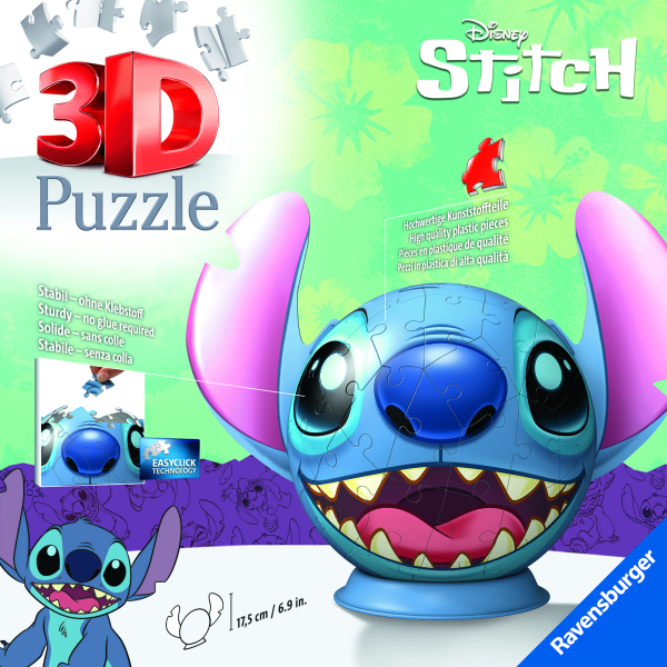 Puzzle-Ball Disney: Stitch s ušima