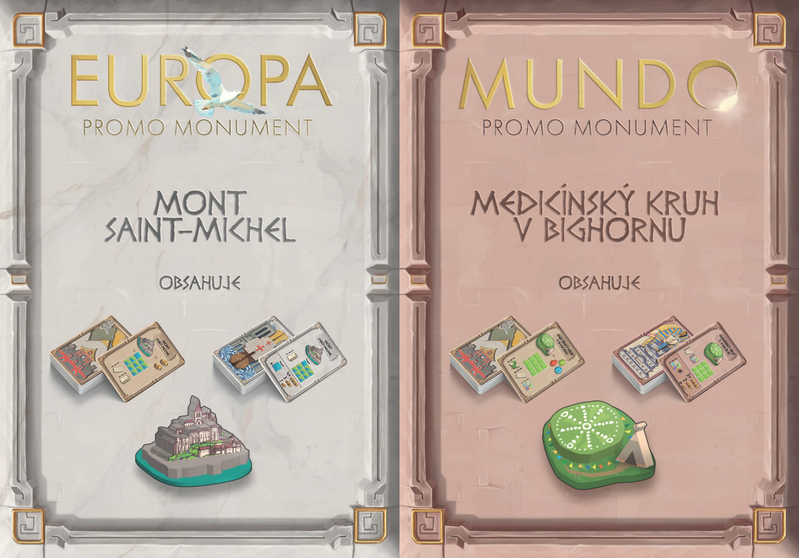TLAMA games Monumenty věků: MUNDO a EUROPA promo (World Wonders: Cristo Promo CZ)